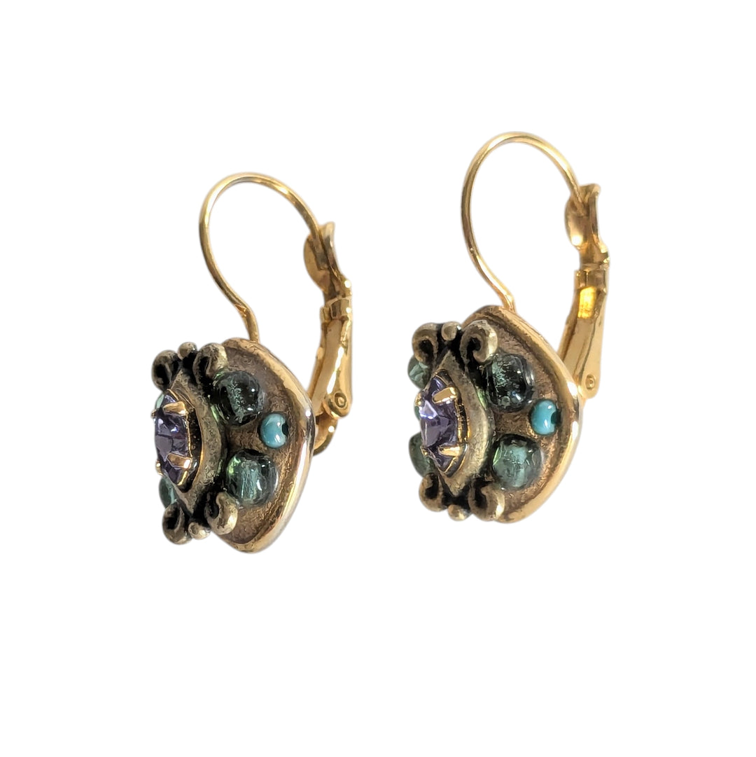 Mitch Golan Brooch and Earring Set