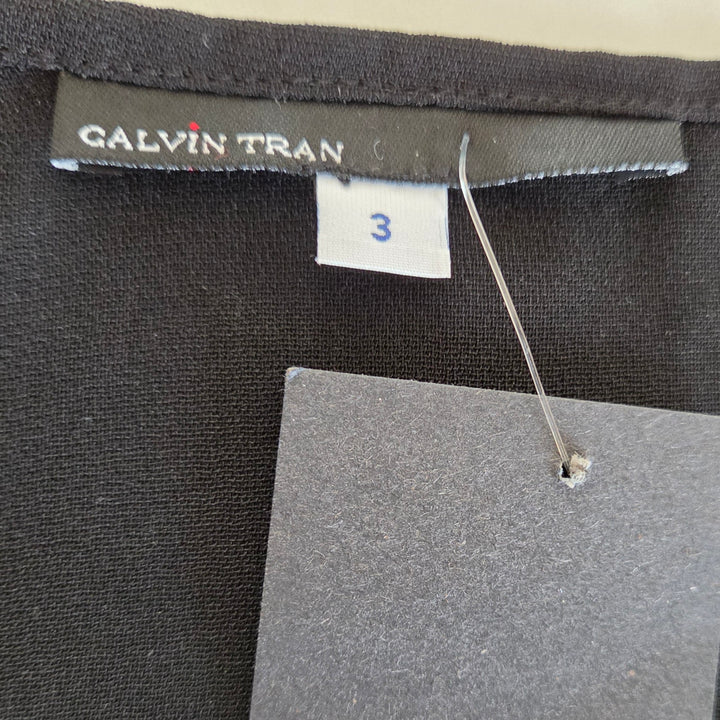 Calvin Tran Pleated Wrap Skirt Size Medium