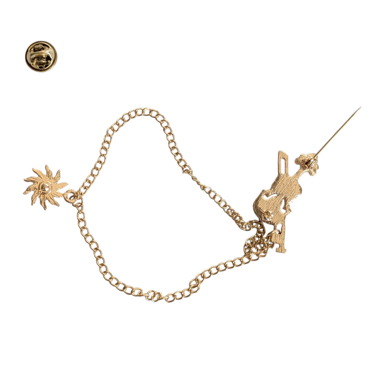 Gold Tone Musical Pin Set