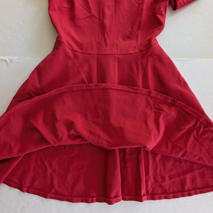 Kate Spade Red Ponte Fit & Flare Dress Size XS