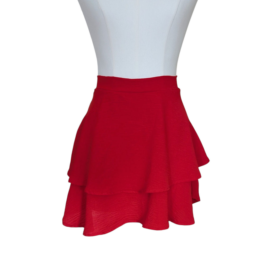 21 Saints Red Mini skirt Size Large