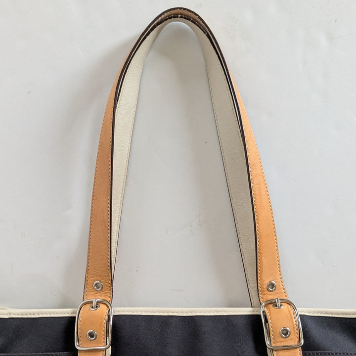 Coach Hampton Canvas and Leather Tote Bag