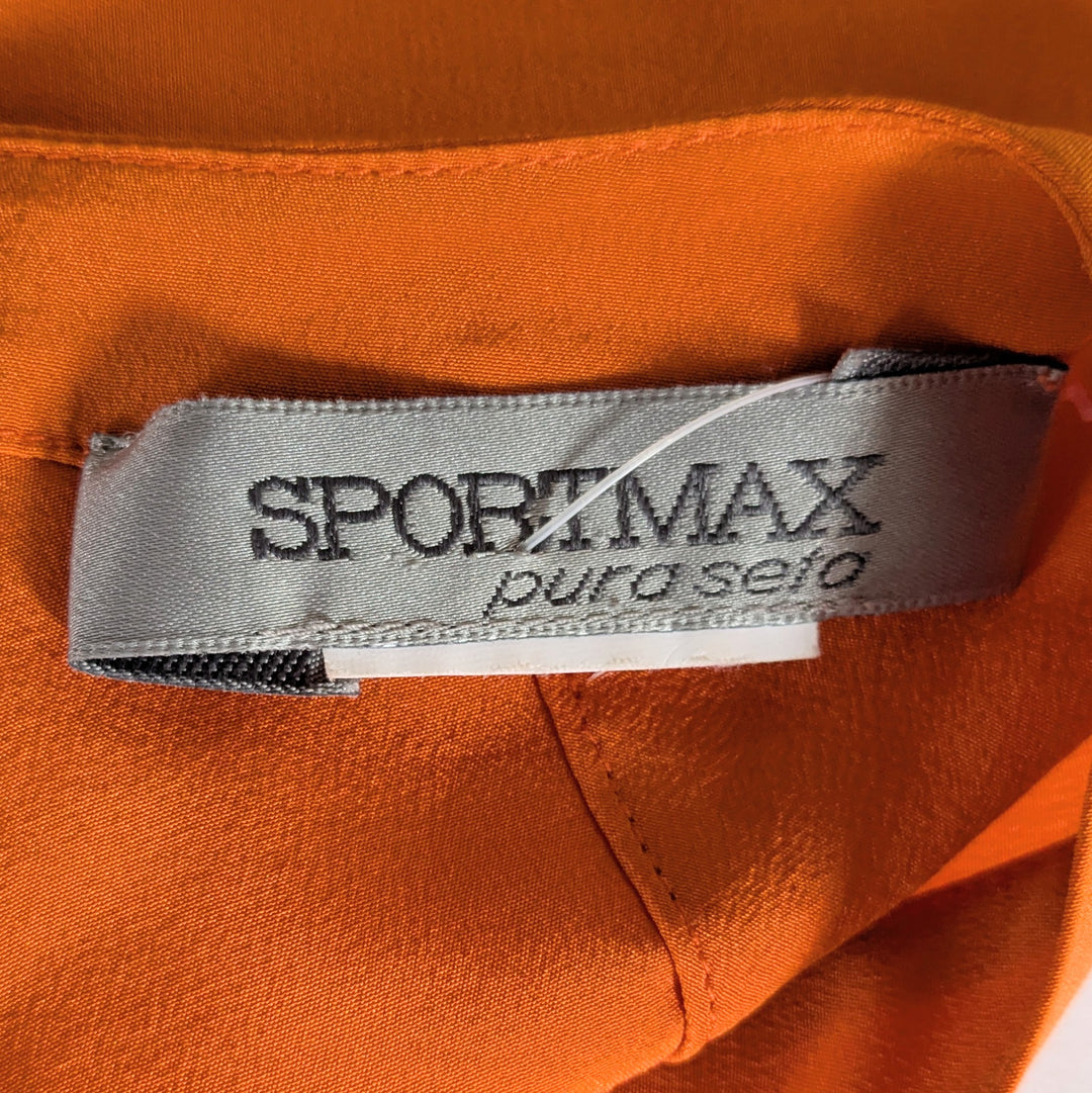 Sportmax by Max Mara Orange Tunic Size 6