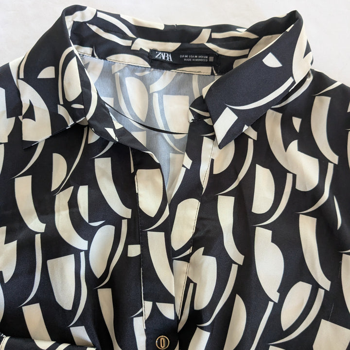 Zara Zebra Print Dress Size Medium