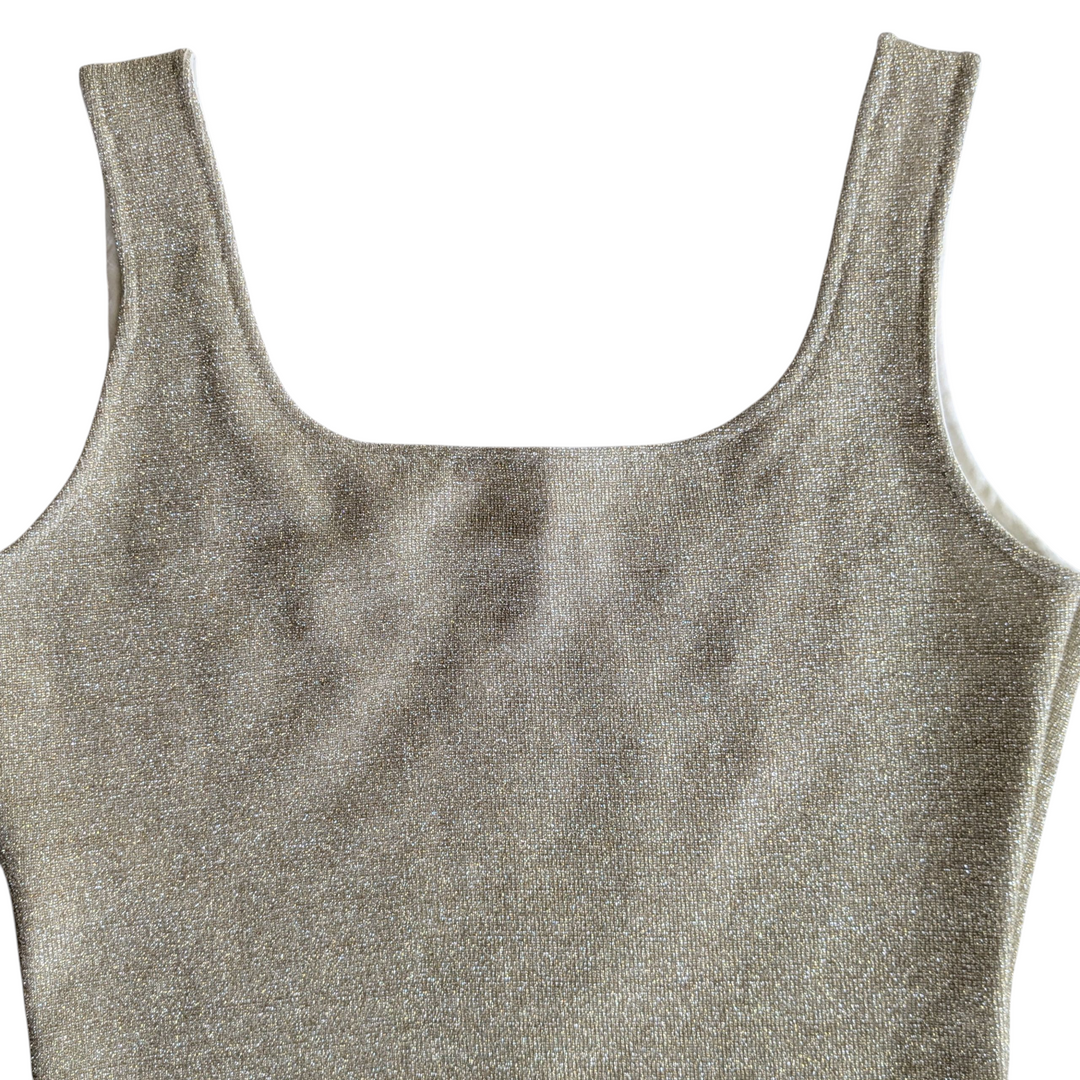 Honeybee Metallic Gold Bodysuit Size Medium