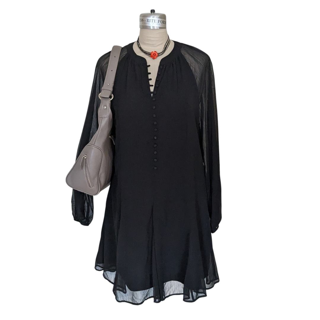 Joie Balloon Sleeve Dress Size Large