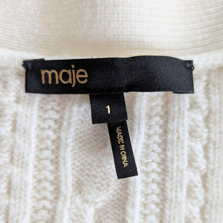 Maje Moflow Floral Cardigan Size Medium
