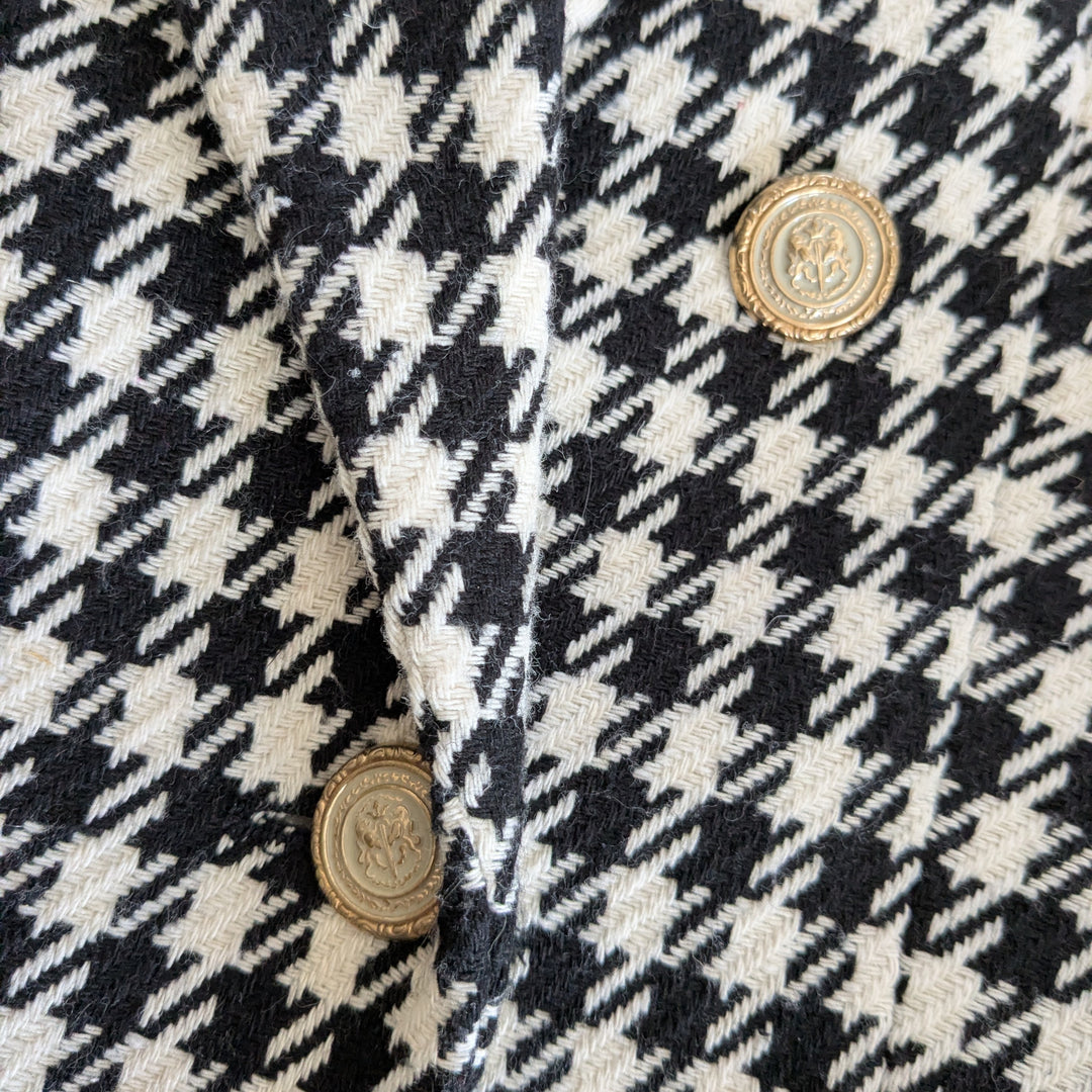 Zara Houndstooth Blazer Size Small