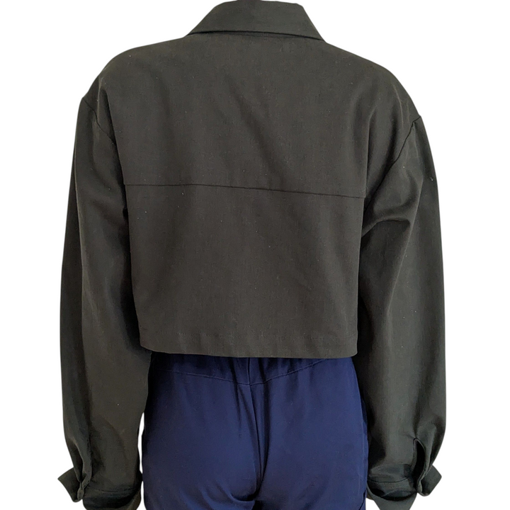 Israella Kobla Cropped Jacket Size Large