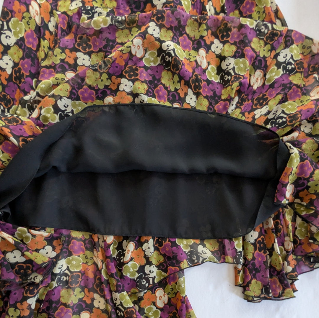 Jones New York Silk Midi Dress Size 14