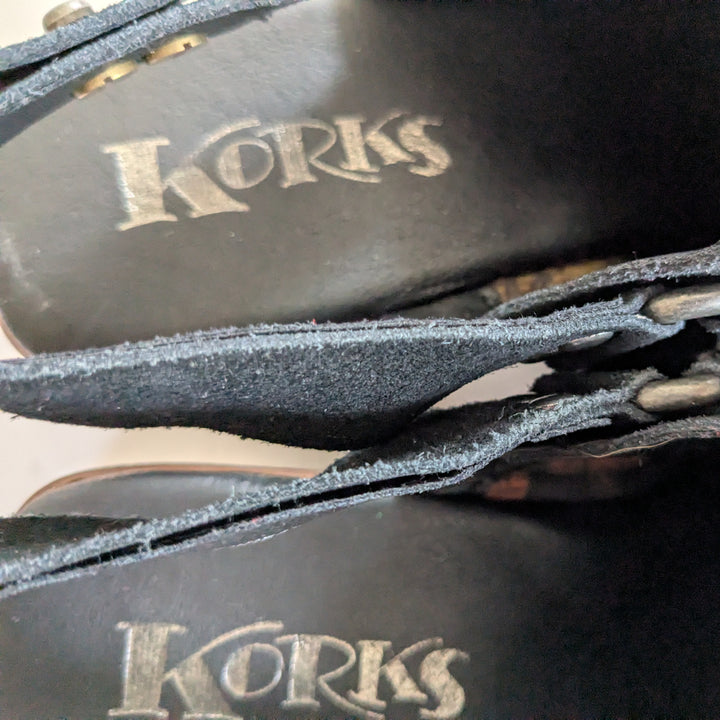 Korks Suede Clogs Size 6