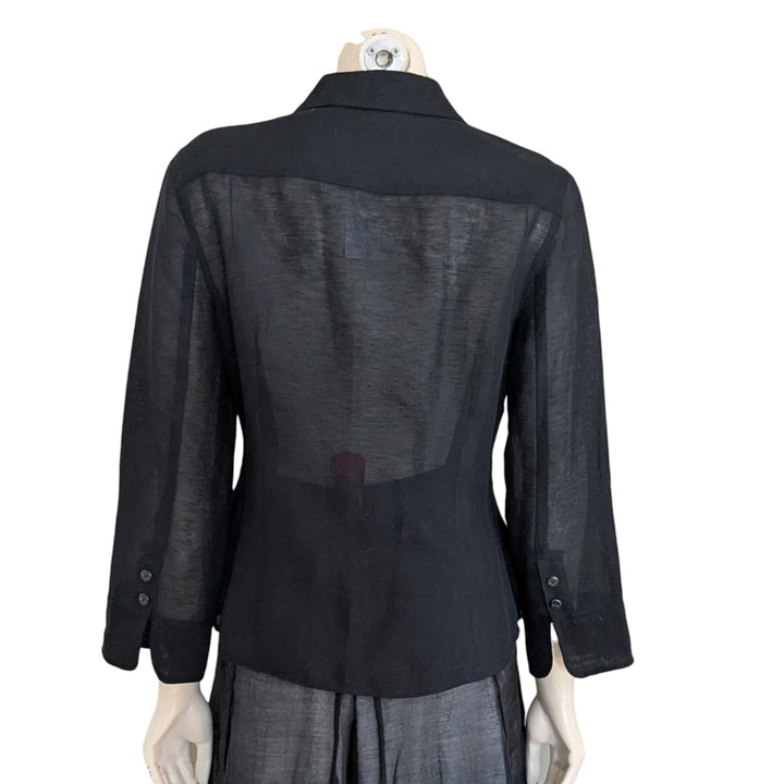 Nic + Zoe Silk & Linen Jacket Size Medium