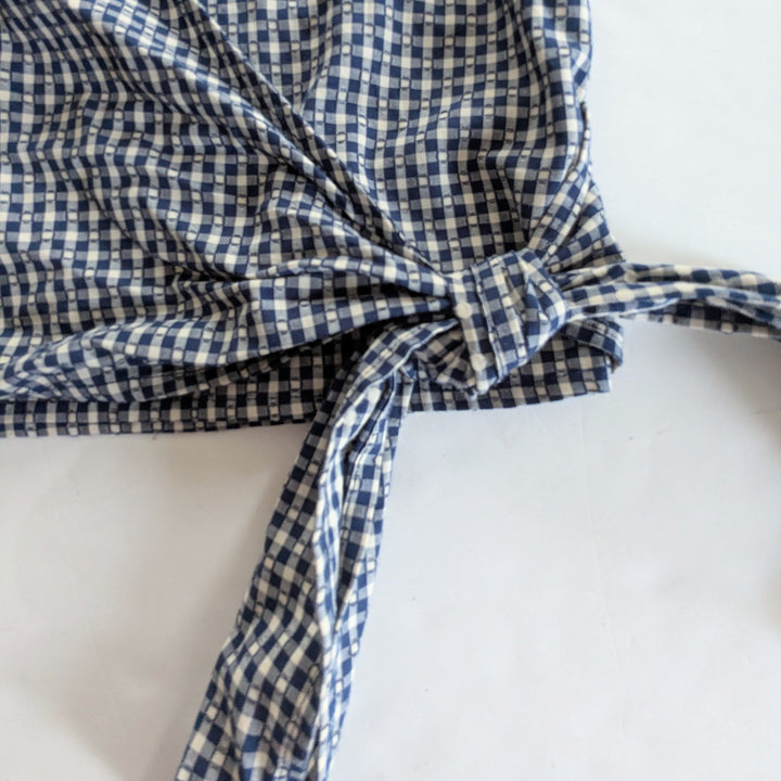 Madewell Plaid Wrap Top Size XS