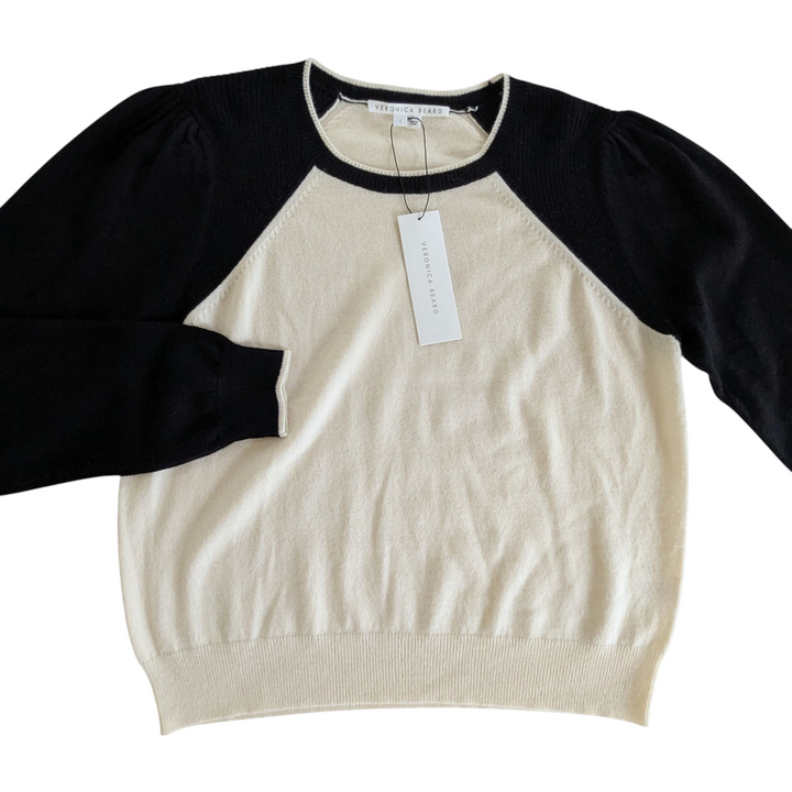 Veronica Beard Albertina Cashmere Sweater Size Large NWT