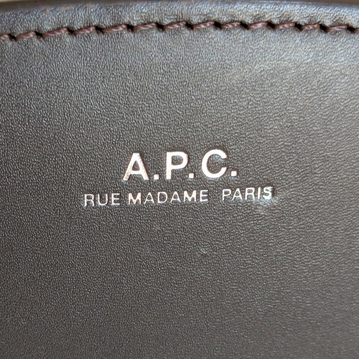 A.P.C. Leather Demi Lune Bag