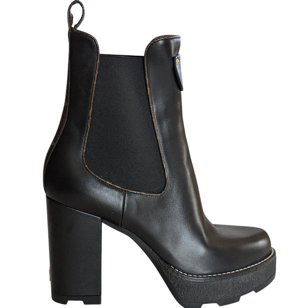 Louis Vuitton Beaubourg Ankle Boots Size 40