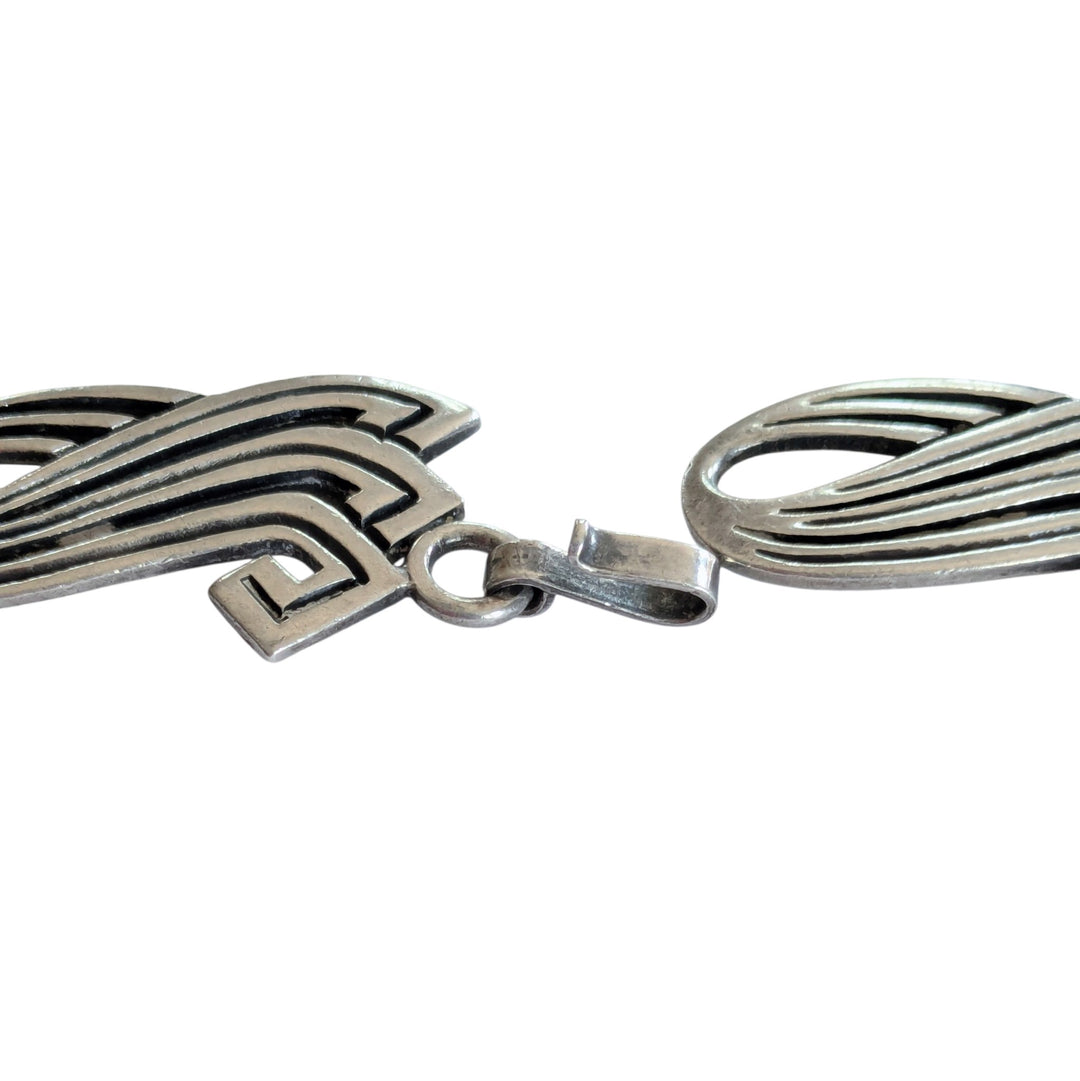 La Cucarocha Taxco Mexican Sterling Silver Necklace