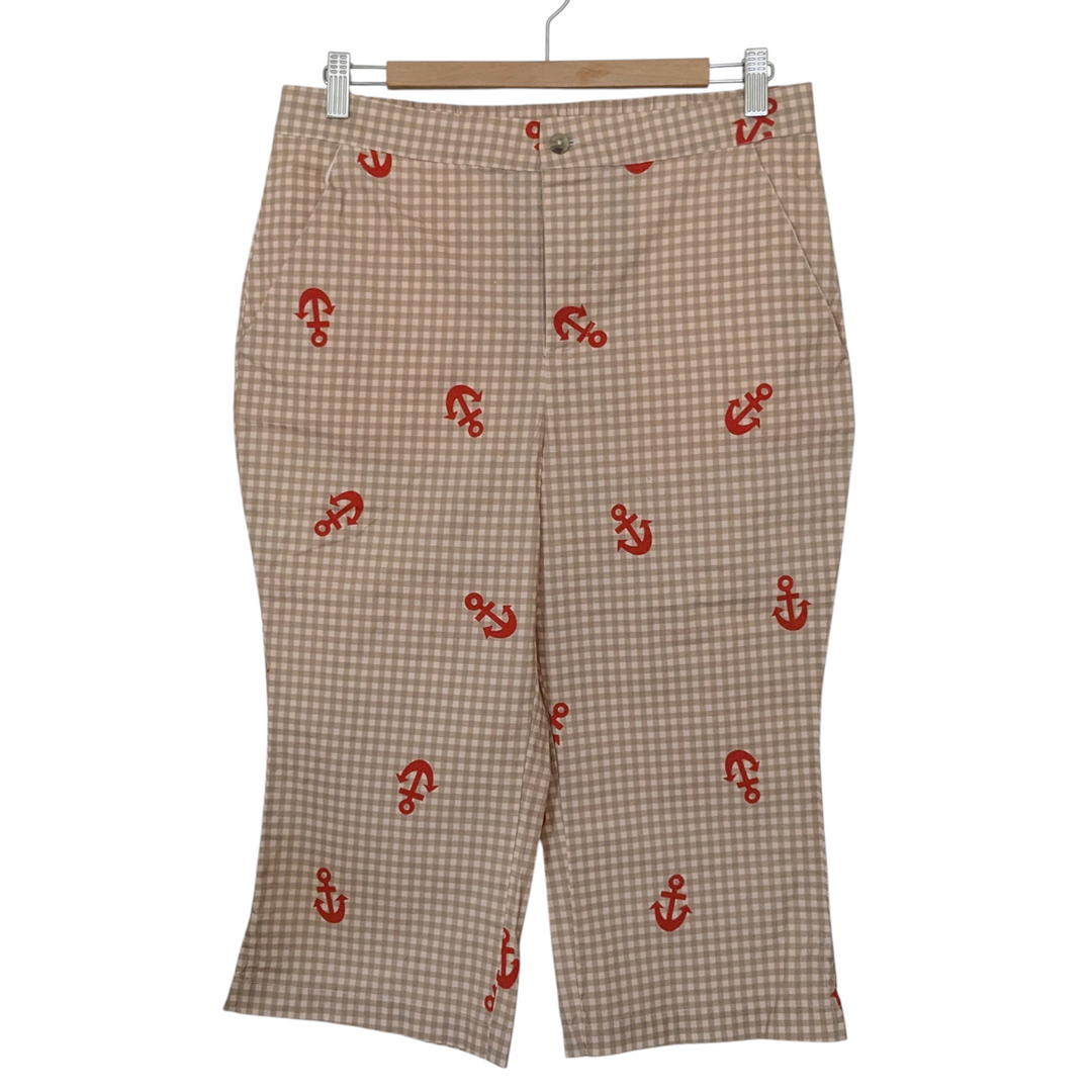 Anthropologie Celedine Cropped Pants Size Medium