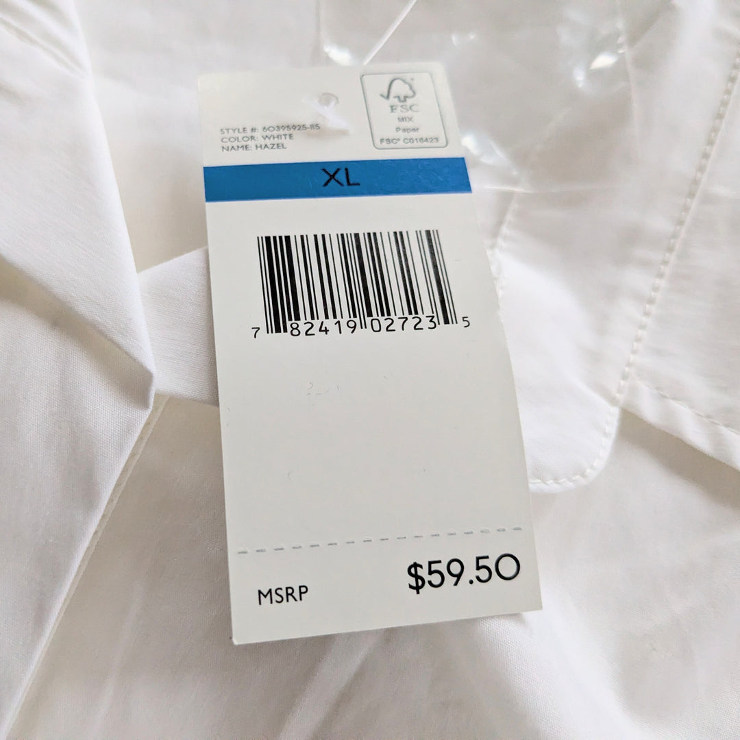 Nine West Woven Tunic Shirt Size XL