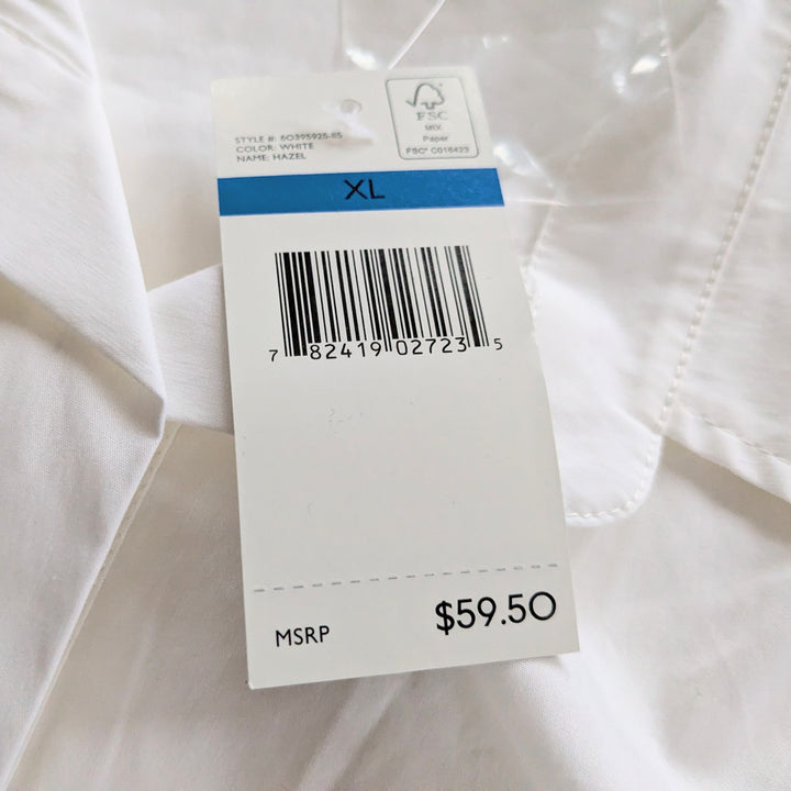Nine West Woven Tunic Shirt Size XL