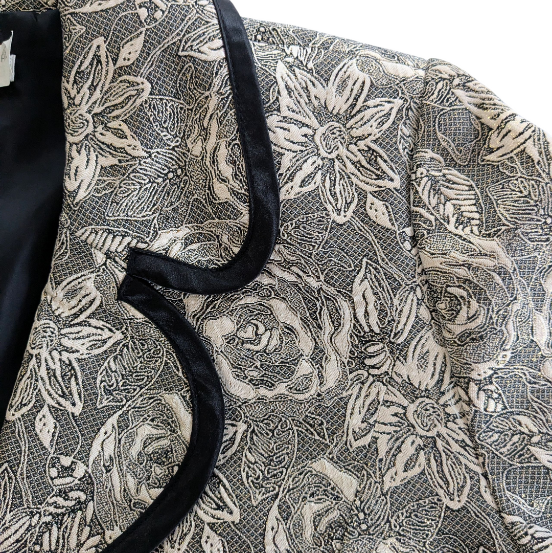 Laura Ashley Brocade Blazer Size XL
