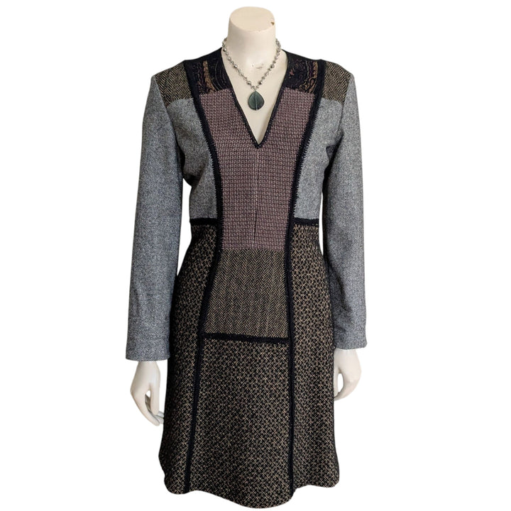 Etro Wool Blend Flared Dress Size 42/6