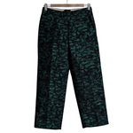 J. Crew Metallic Jacquard Cropped Pants Size 0