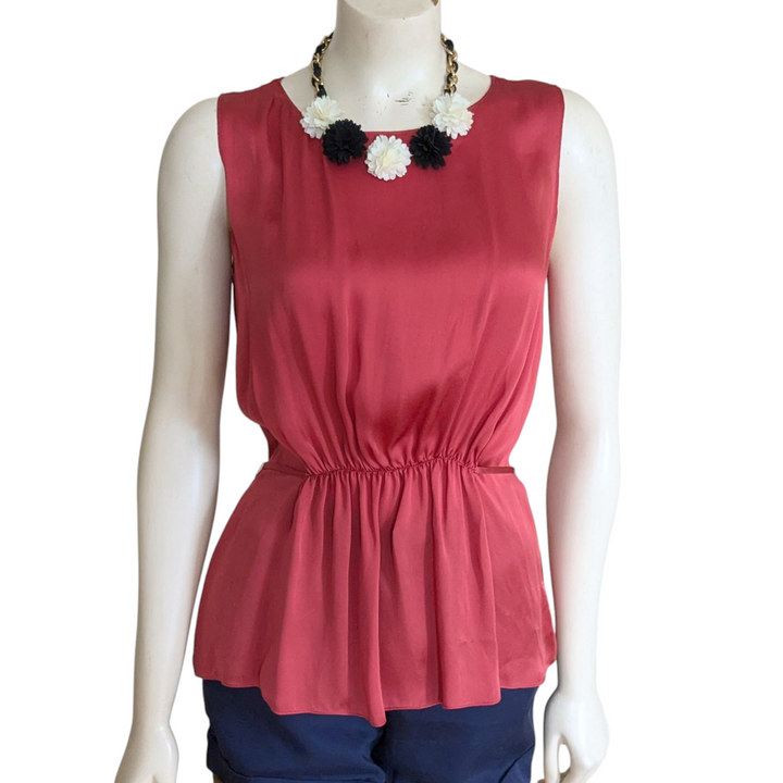 Theory Silk Blouse Size Small