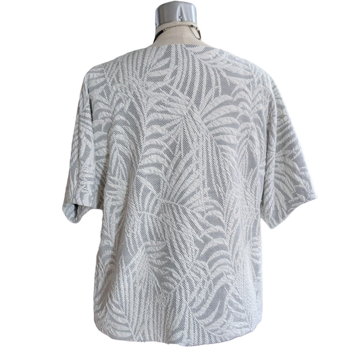 Akris Punto Palm Print Top Size XL