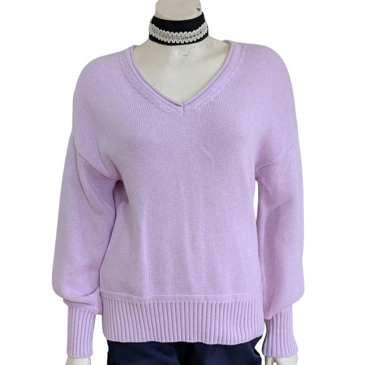Tommy Bahama Lilac Cotton Sweater Size Small