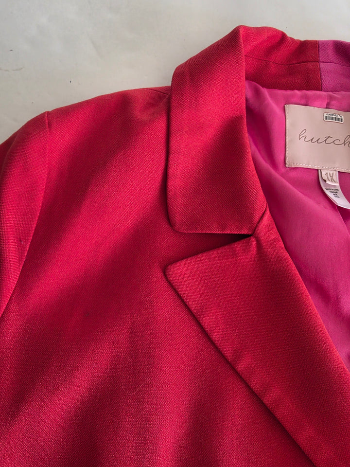 Anthropologie Hutch 2 Tone Blazer Size 1X