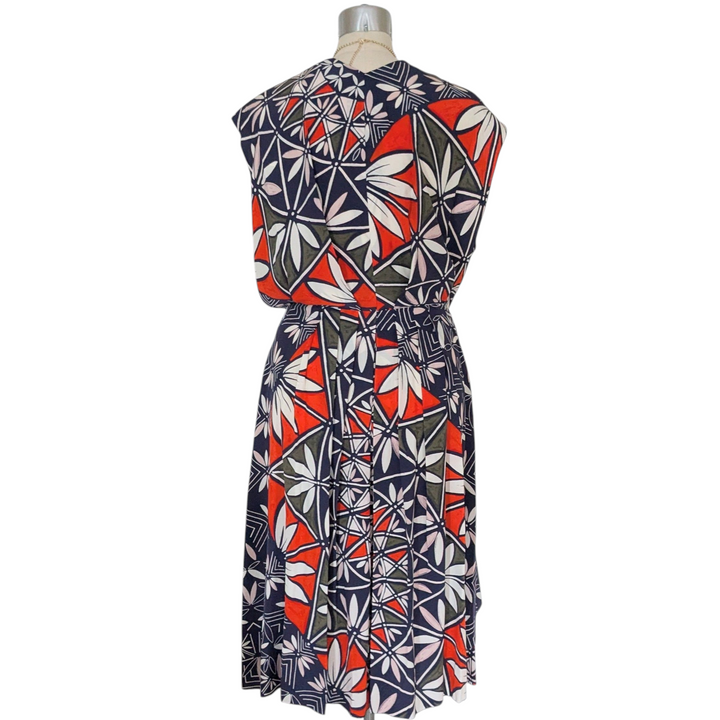Tory Burch Acoma Pottery Midi Dress Size 12