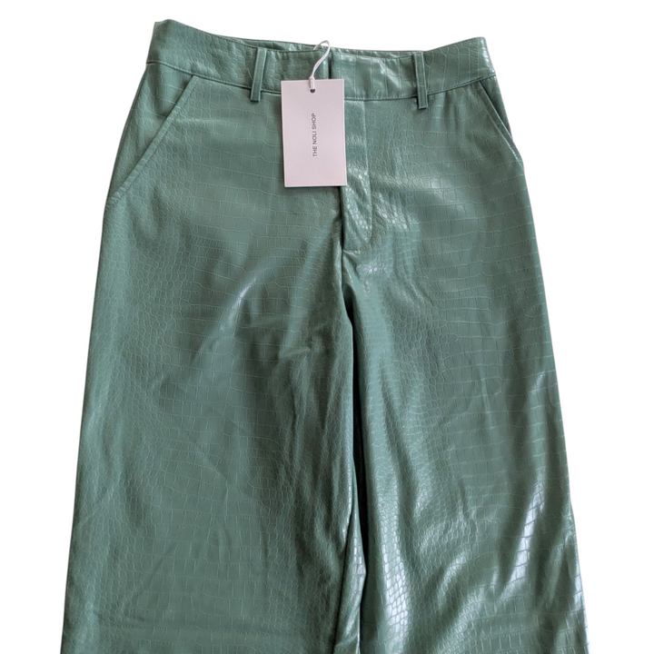 The Noli Shop Faux Croco Pants Size 4