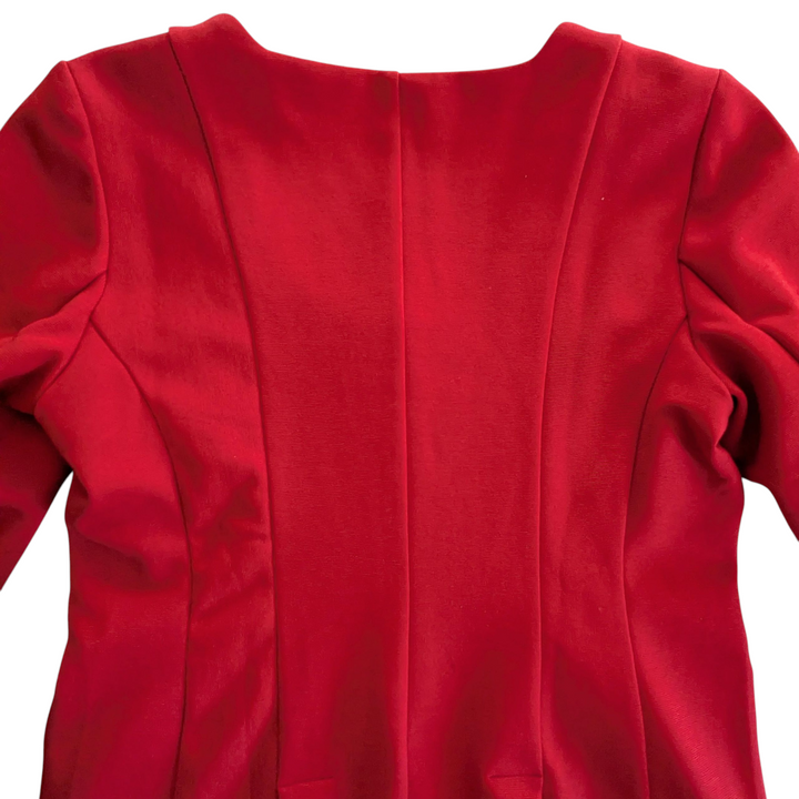 Anthropologie Maeve Scoop Neck Cut Away Blazer Size Medium NWT