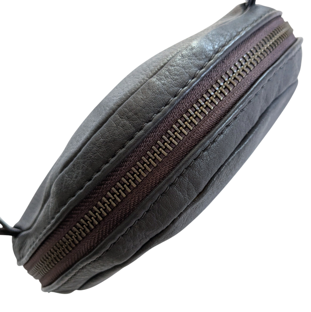 Ischiko Round Leather Crossbody