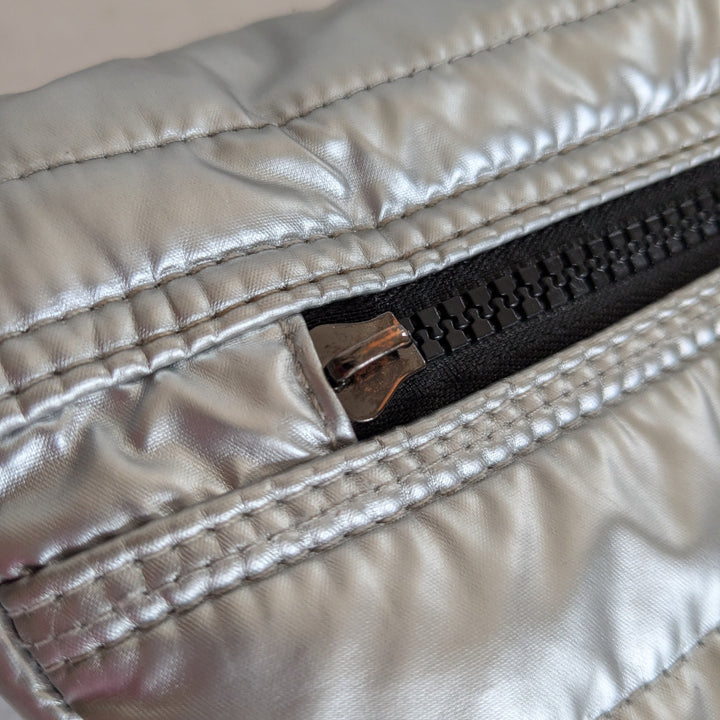 Think Rolyn Little Runaway Silver Belt Bag