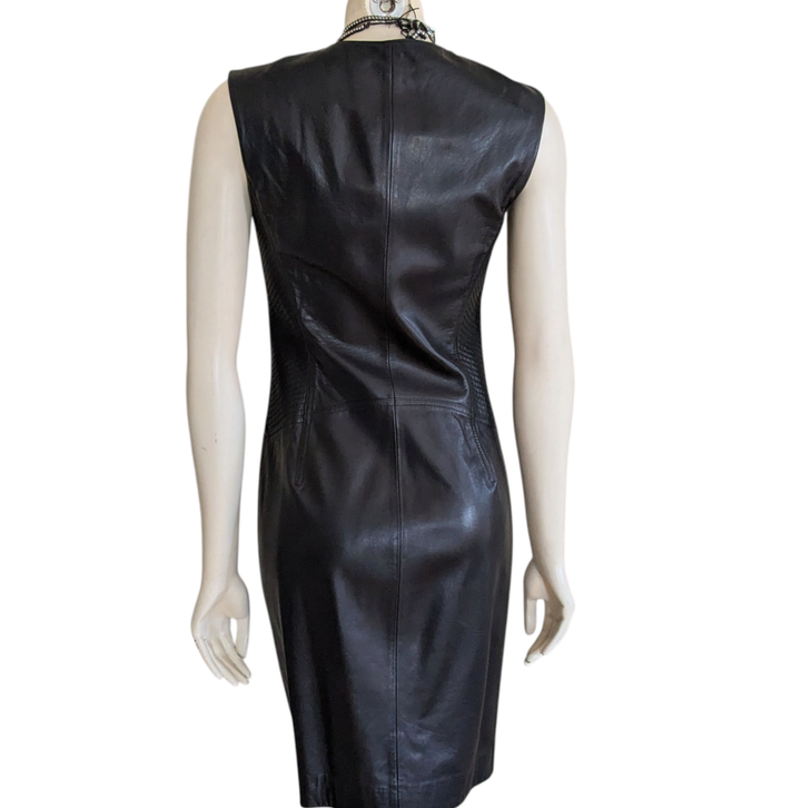 Kenneth Cole Leather Dress Size Small