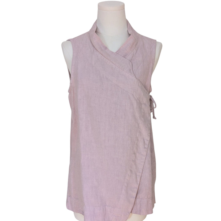 Bryn Walker Linen Wrap Vest Size XS