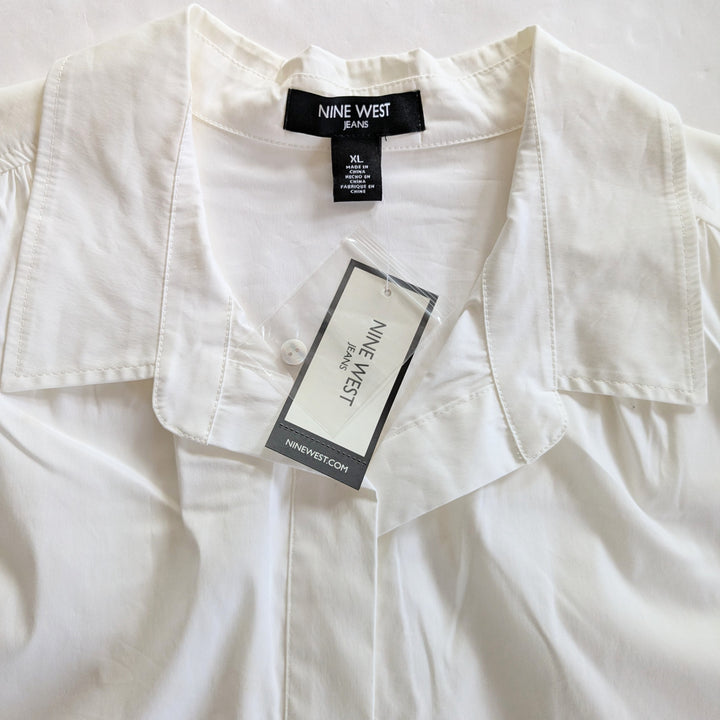 Nine West Pop Over Tunic Shirt Size XL NWT