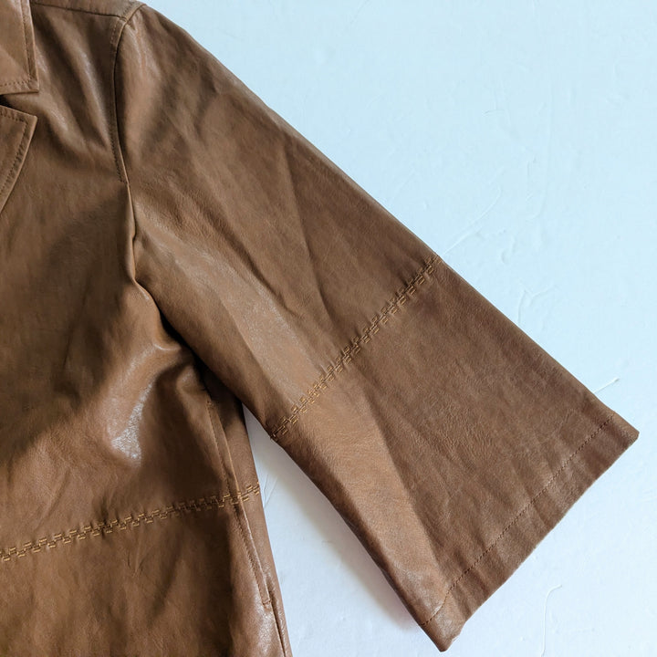 Anthropologie Hayden Faux Leather Jacket Size Small
