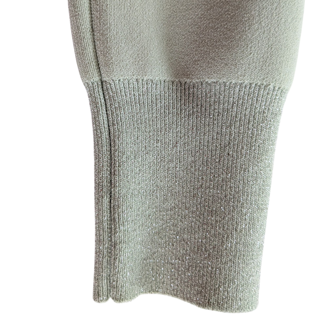 L'Agence  Taya Cropped Cardigan Mint Green