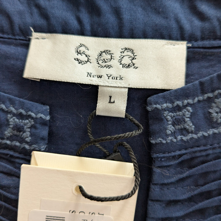 Sea New York Jeanetta Eyelet Dress Size Large