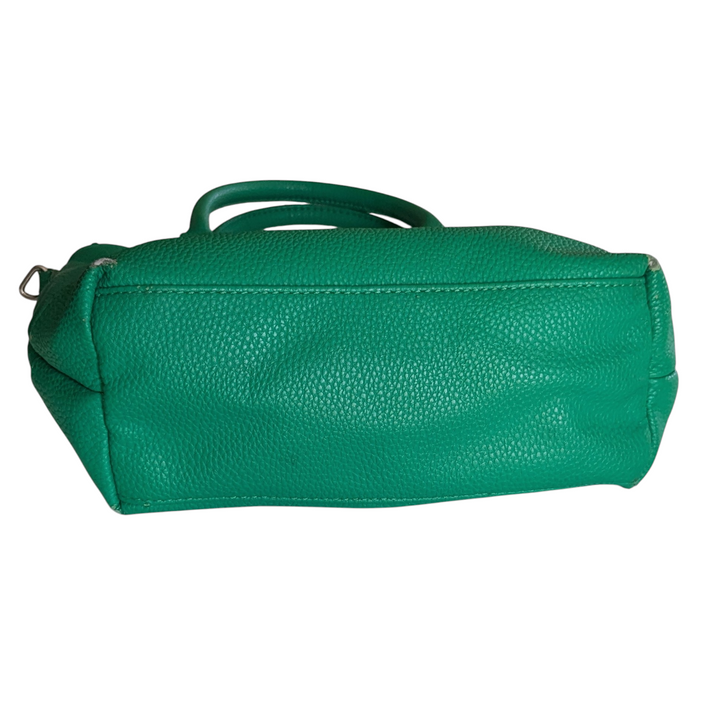 Jewel Green Leather Convertible Satchel