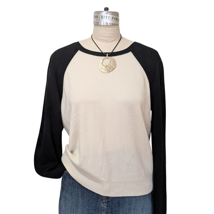 Veronica Beard Albertina Cashmere Sweater Size Large NWT