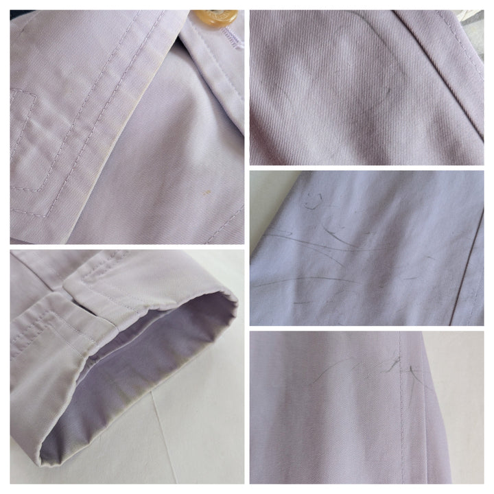Burberry Lilac Trench Coat Size 38