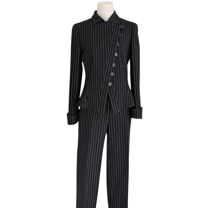 Armani Collezzioni Pin Stripe Suit Size 2