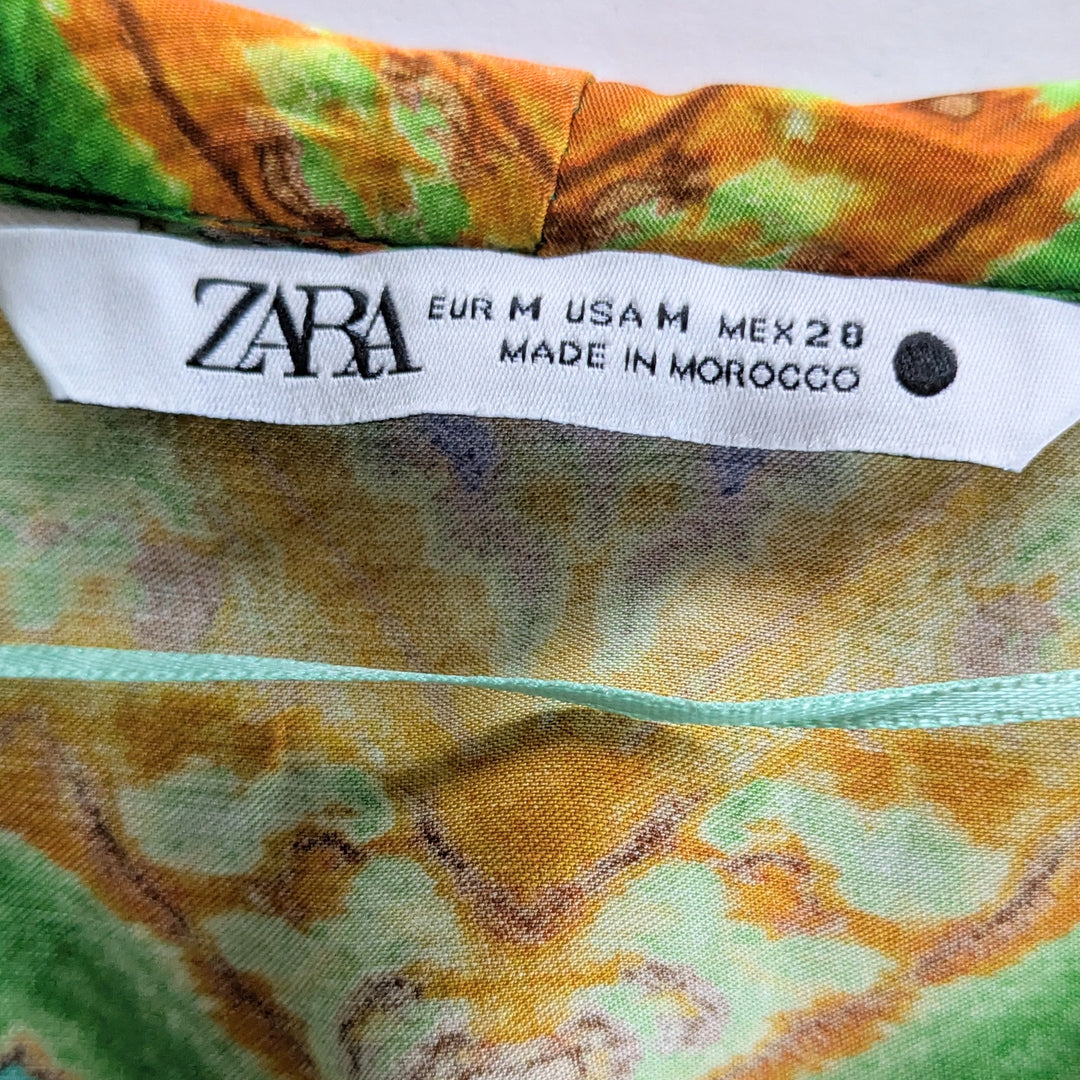 Zara Oversized Crop Top Size Medium