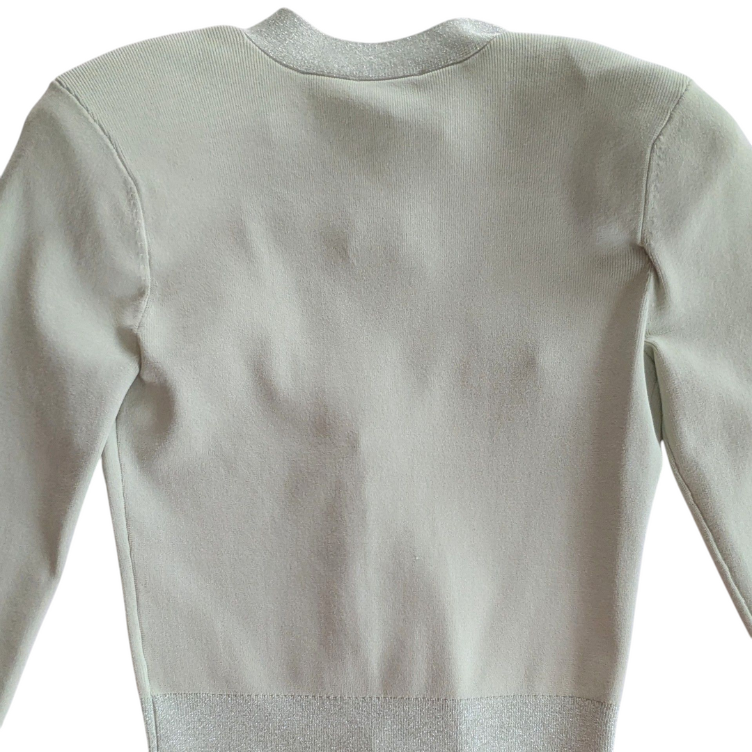 L'Agence  Taya Cropped Cardigan Mint Green