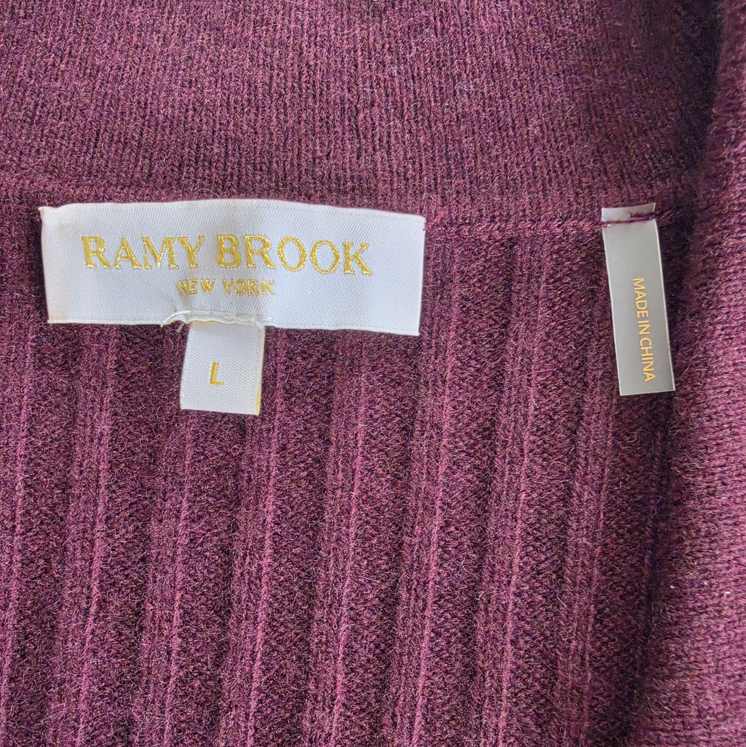 Ramy Brook Cathy Cashmere Sweater Size Large