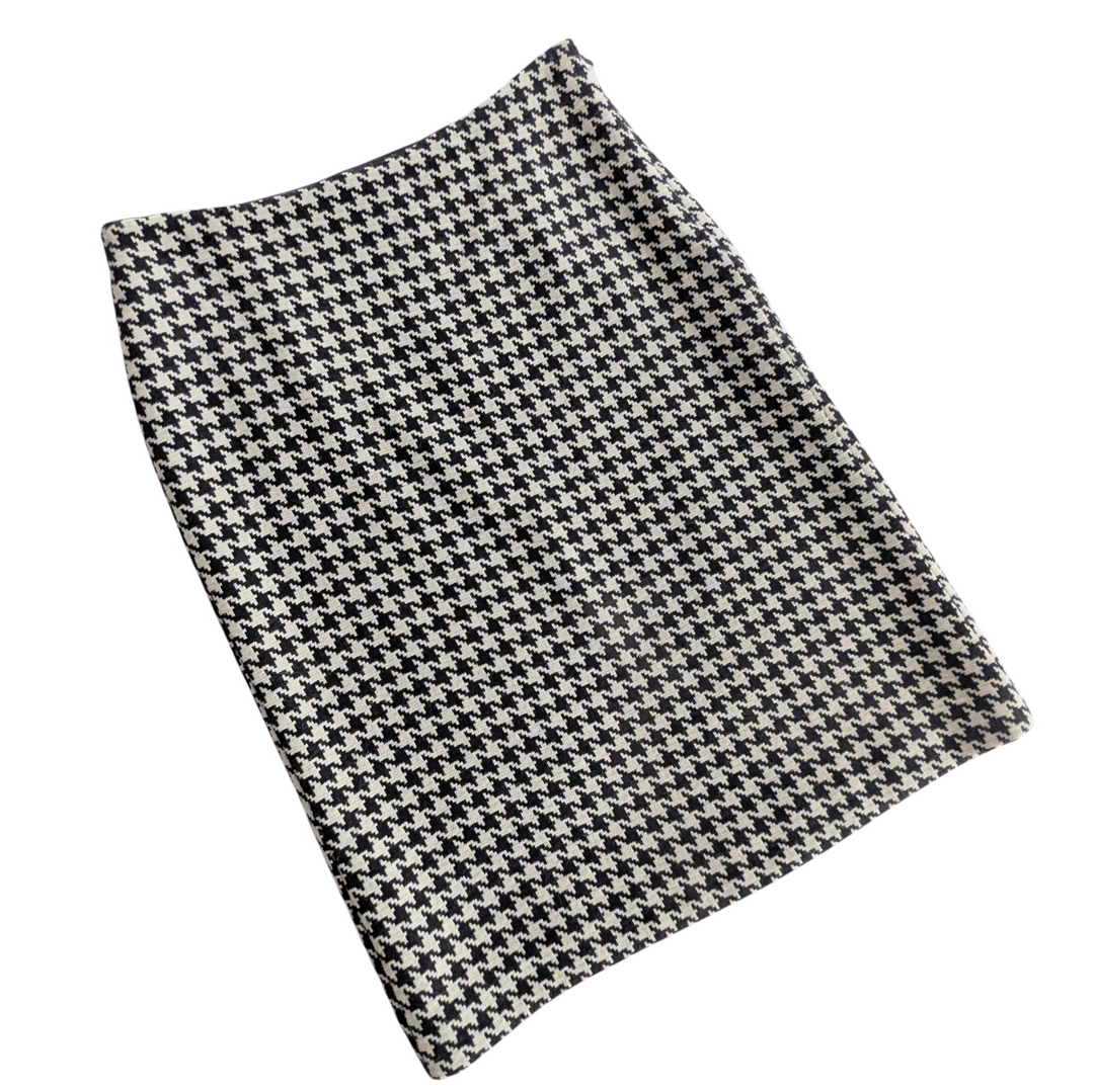 MaxMara Houndstooth Pencil Skirt Size 6